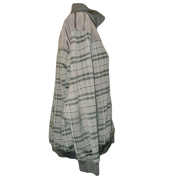 Men's Ecko Unltd Full-Zip Lightweight Jacket Size XL Green Plaid Pockets Blend - Picture 5 of 7